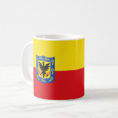 Vlag van Bogota, Colombia Coffee-Mok Koffiemok (Voorkant links)