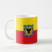 Vlag van Bogota, Colombia Coffee-Mok Koffiemok (Links)
