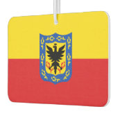 Vlag van Bogota, Colombia Cufflinks Luchtverfrisser (Links)