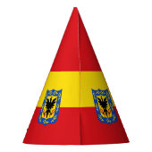 Vlag van Bogota, Colombia Feesthoedjes (Achterkant)