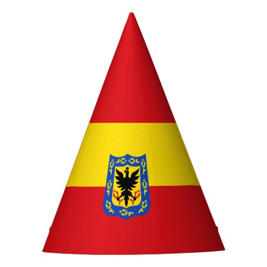 Vlag van Bogota, Colombia Feesthoedjes (Voorkant)