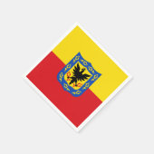 Vlag van Bogota, Colombia Napkins Servet (Hoek)