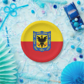 Vlag van Bogota, Colombia Papieren Bordje (Feest)