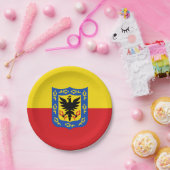 Vlag van Bogota, Colombia Papieren Bordje (Feest)