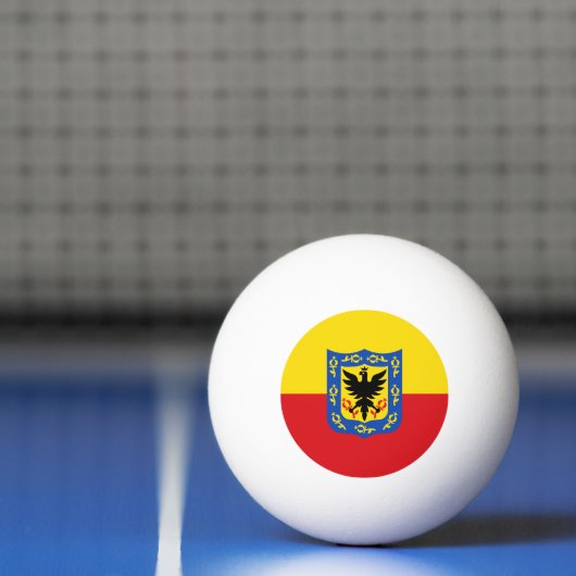 Vlag van Bogota, Colombia Ping-Pong Ball (Net)