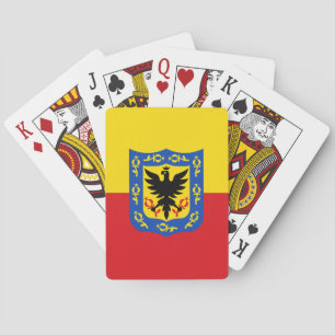 Vlag van Bogota, Colombia Pokerkaarten