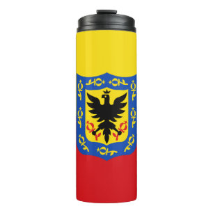 Vlag van Bogota, Colombia Thermal Tumbler Thermosbeker