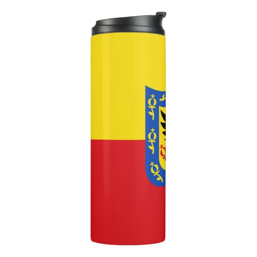 Vlag van Bogota, Colombia Thermal Tumbler Thermosbeker (Gedraaid links)