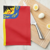 Vlag van Bogota, Colombia Towel Theedoek (Quarter Fold)