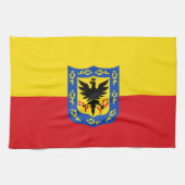Vlag van Bogota, Colombia Towel Theedoek (Horizontaal)