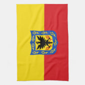 Vlag van Bogota, Colombia Towel Theedoek (Verticaal)