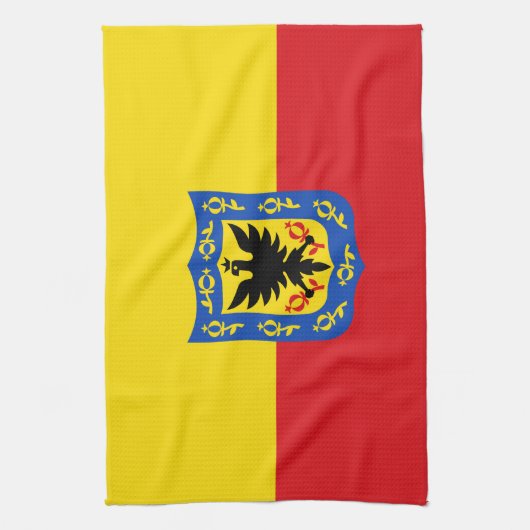 Vlag van Bogota, Colombia Towel Theedoek (Verticaal)