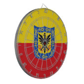 Vlag van Bogota, Colombiaans dartboard met kunstsc Dartbord (Voorkant Links)