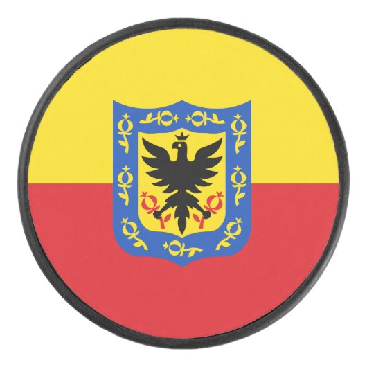 Vlag van Bogota, Colombiaanse Hockey Puck (Voorkant)
