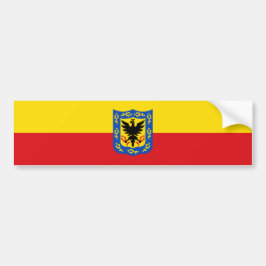 Vlag van Bogotá (Colombiaanse hoofdstad) Bumpersticker