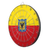 Vlag van Bogotá (Colombiaanse hoofdstad) Dartbord (Voorkant Rechts)