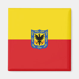 Vlag van Bogotá (Colombiaanse hoofdstad) Magneet