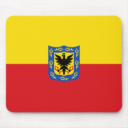 Vlag van Bogotá (Colombiaanse hoofdstad) Muismat (Voorkant)