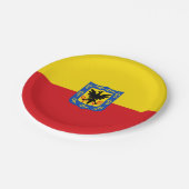 Vlag van Bogotá (Colombiaanse hoofdstad) Papieren Bordje (Gekanteld)