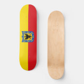 Vlag van Bogotá (Colombiaanse hoofdstad) Persoonlijk Skateboard (Voorkant)