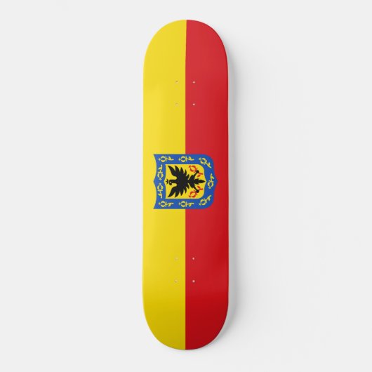 Vlag van Bogotá (Colombiaanse hoofdstad) Persoonlijk Skateboard (Voorkant)