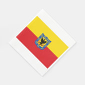 Vlag van Bogotá (Colombiaanse hoofdstad) Servet (Hoek)