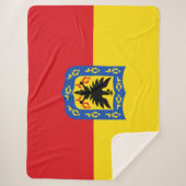 Vlag van Bogotá (Colombiaanse hoofdstad) Sherpa Deken (Voorkant)