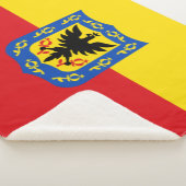 Vlag van Bogotá (Colombiaanse hoofdstad) Sherpa Deken (3/4)
