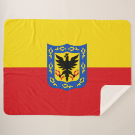 Vlag van Bogotá (Colombiaanse hoofdstad) Sherpa Deken