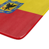 Vlag van Bogotá (Colombiaanse hoofdstad) Snijplank (Hoek)