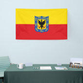 Vlag van Bogotá (Colombiaanse hoofdstad) Spandoek (Beurs)