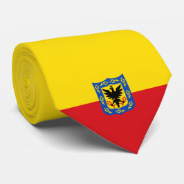 Vlag van Bogotá (Colombiaanse hoofdstad) Stropdas