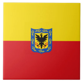 Vlag van Bogotá (Colombiaanse hoofdstad) Tegeltje