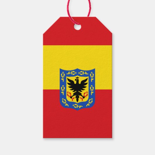 Vlag van Bogota, Colombiaanse Labels van Gift Cadeaulabel (Voorkant)