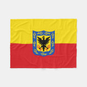 Vlag van Bogota, Colombiaanse vliegenbank Fleece Deken (Voorkant (Horizontaal))