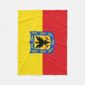 Vlag van Bogota, Colombiaanse vliegenbank Fleece Deken (Voorkant)