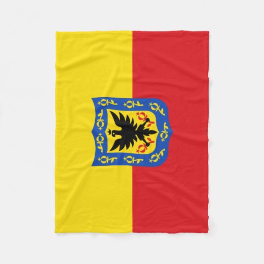 Vlag van Bogota, Colombiaanse vliegenbank Fleece Deken (Voorkant)