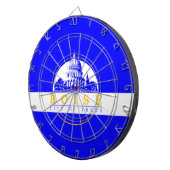 Vlag van Boise (Idaho City) Dartbord (Voorkant Rechts)
