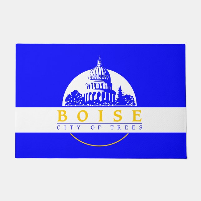 Vlag van Boise (Idaho City) Deurmat (Voorkant)