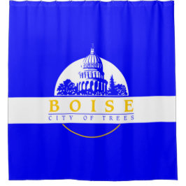 Vlag van Boise (Idaho City) Douchegordijn