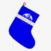 Vlag van Boise (Idaho City) Grote Kerstsok (Voorkant (Hangend))