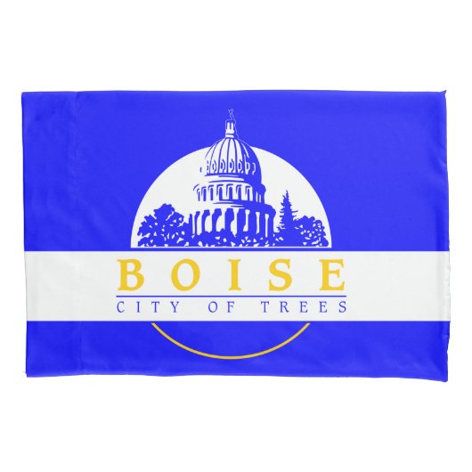 Vlag van Boise (Idaho City) Kussensloop (Voorkant-Links)