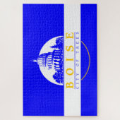 Vlag van Boise (Idaho City) Legpuzzel (Verticaal)
