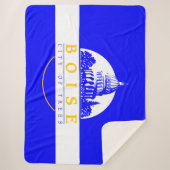 Vlag van Boise (Idaho City) Sherpa Deken (Voorkant)