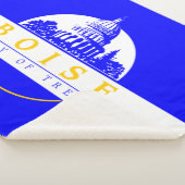 Vlag van Boise (Idaho City) Sherpa Deken (3/4)