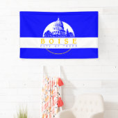 Vlag van Boise (Idaho City) Spandoek (Insitu)