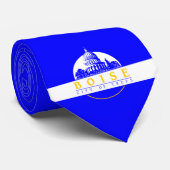 Vlag van Boise (Idaho City) Stropdas (Opgerold)