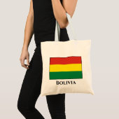 Vlag van Bolivia (Boliviaans) Tote Bag (Voorkant (product))