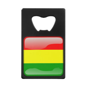 Vlag van Bolivia Creditkaart Flessenopener