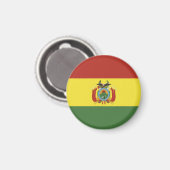 Vlag van Bolivia Magneet (Voorkant / Achterkant)